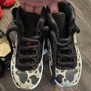 Nike grey and black kids Jordan’s